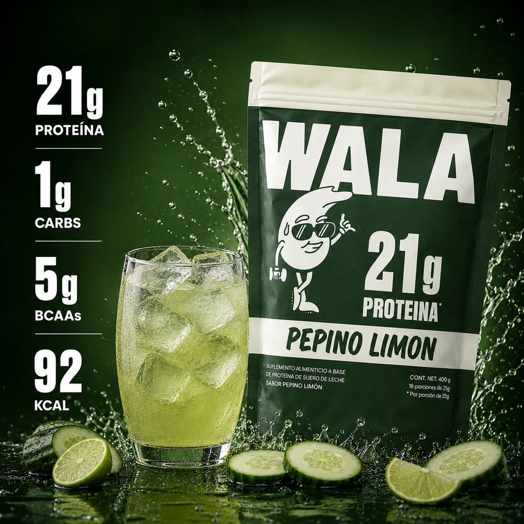 21 g de proteína, 92 kcal, 0 azúcar añadida por porción