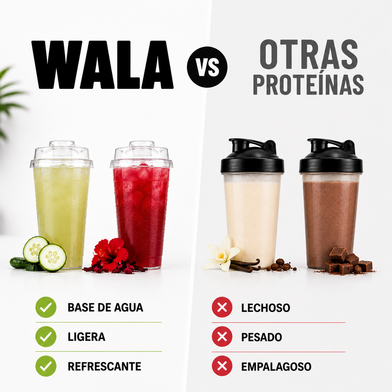 Clear whey vs proteína tradicional: ligera contra lechosa